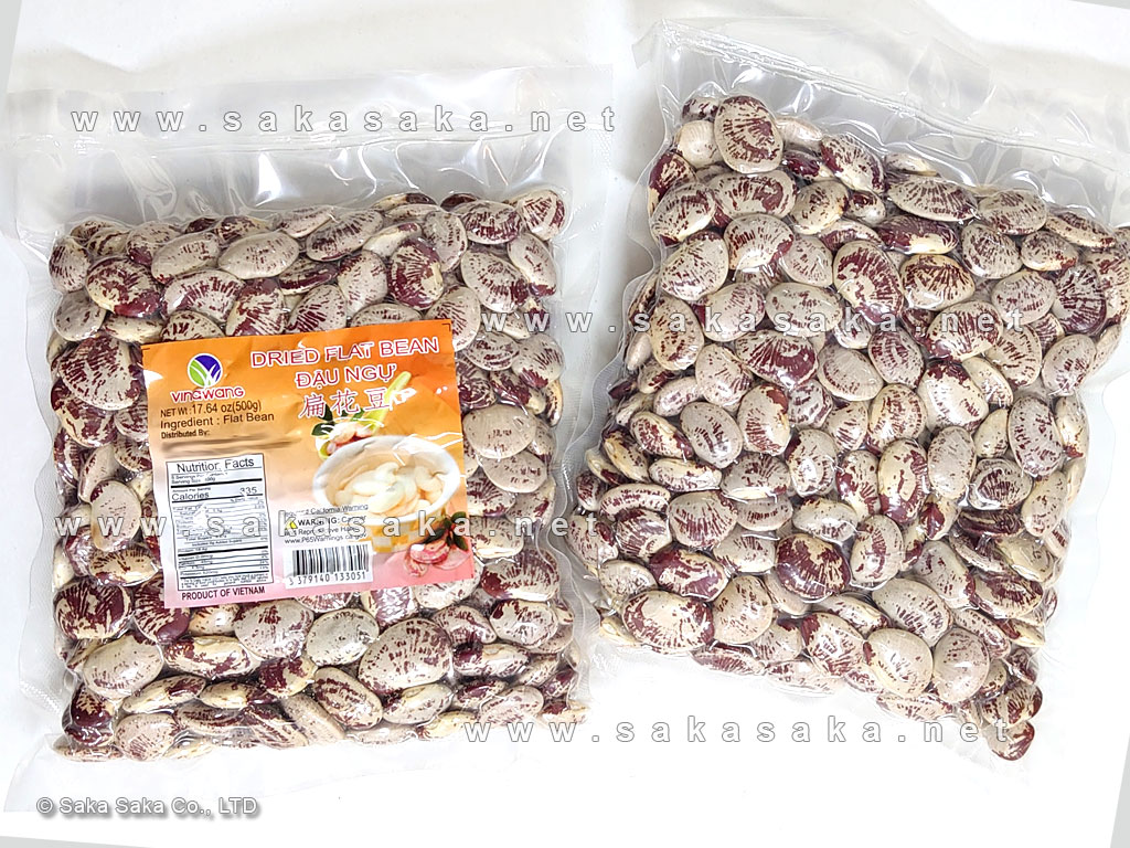 Flat Bean are vacuum packed in plastic bag
