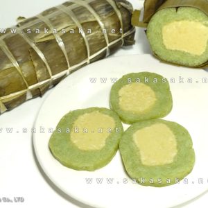 Sticky Rice and Mung Bean (Banh tet dau xanh ngot), it has the natural sweetness of Mung beans