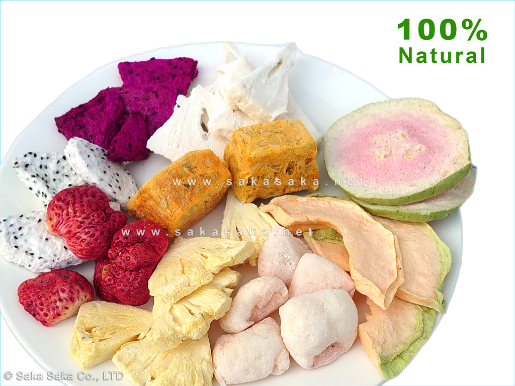 freeze dried fruits and vegetables